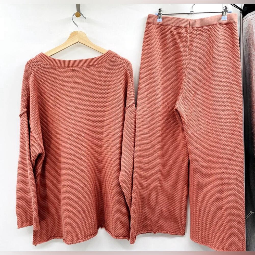 Free People Rosie Pink Hailee Sweater Set - Picture 3 of 6
